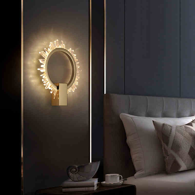 Rock Crystal Ring Wall Sconce - blushlighting