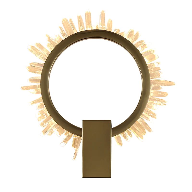 Rock Crystal Ring Wall Sconce - blushlighting