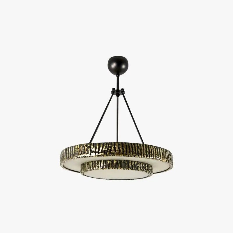 Round Vintage Alabaster Chandelier - Blushlighting
