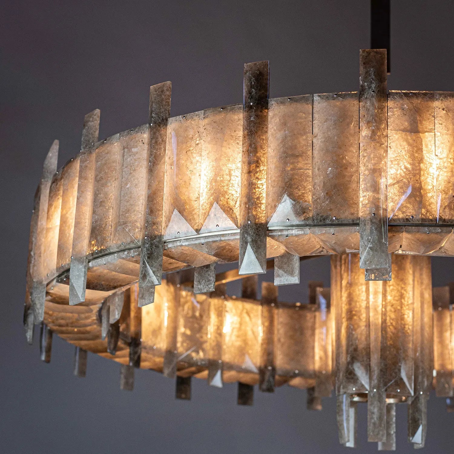 Saturn chandelier - CDR SATURN SMOKYBlushlighting