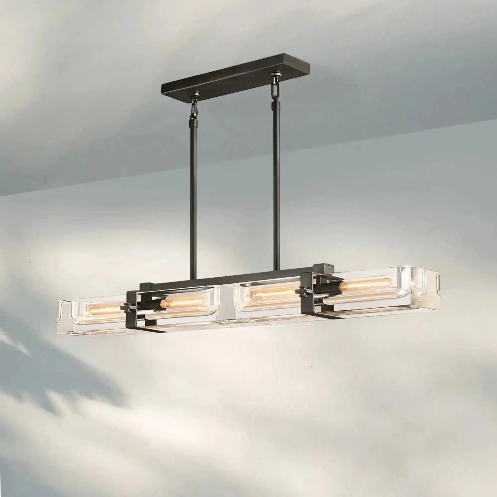 Saviler Linear Chandelier 24" 48" 72" - Blushlighting