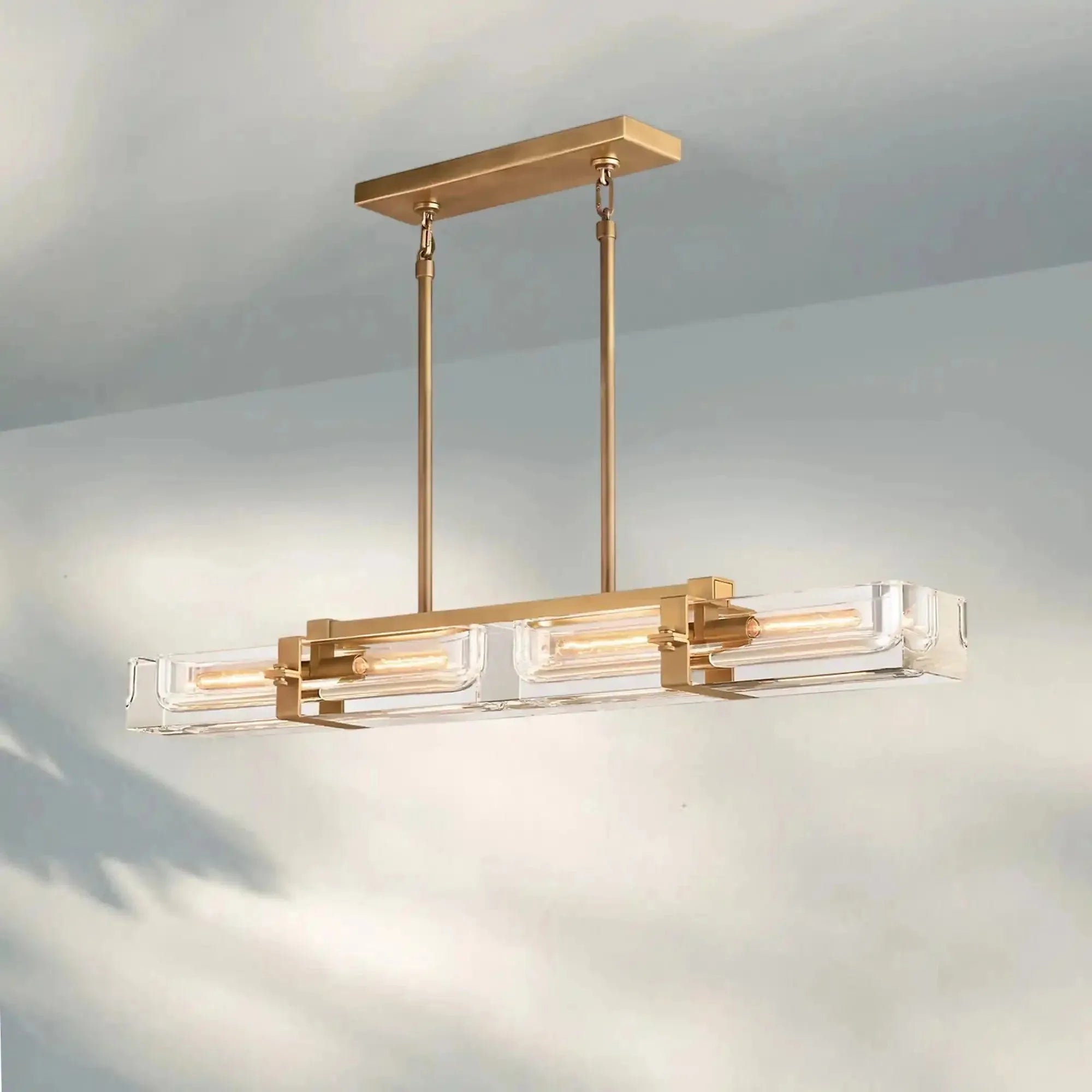 Saviler Linear Chandelier 24" 48" 72" - Blushlighting