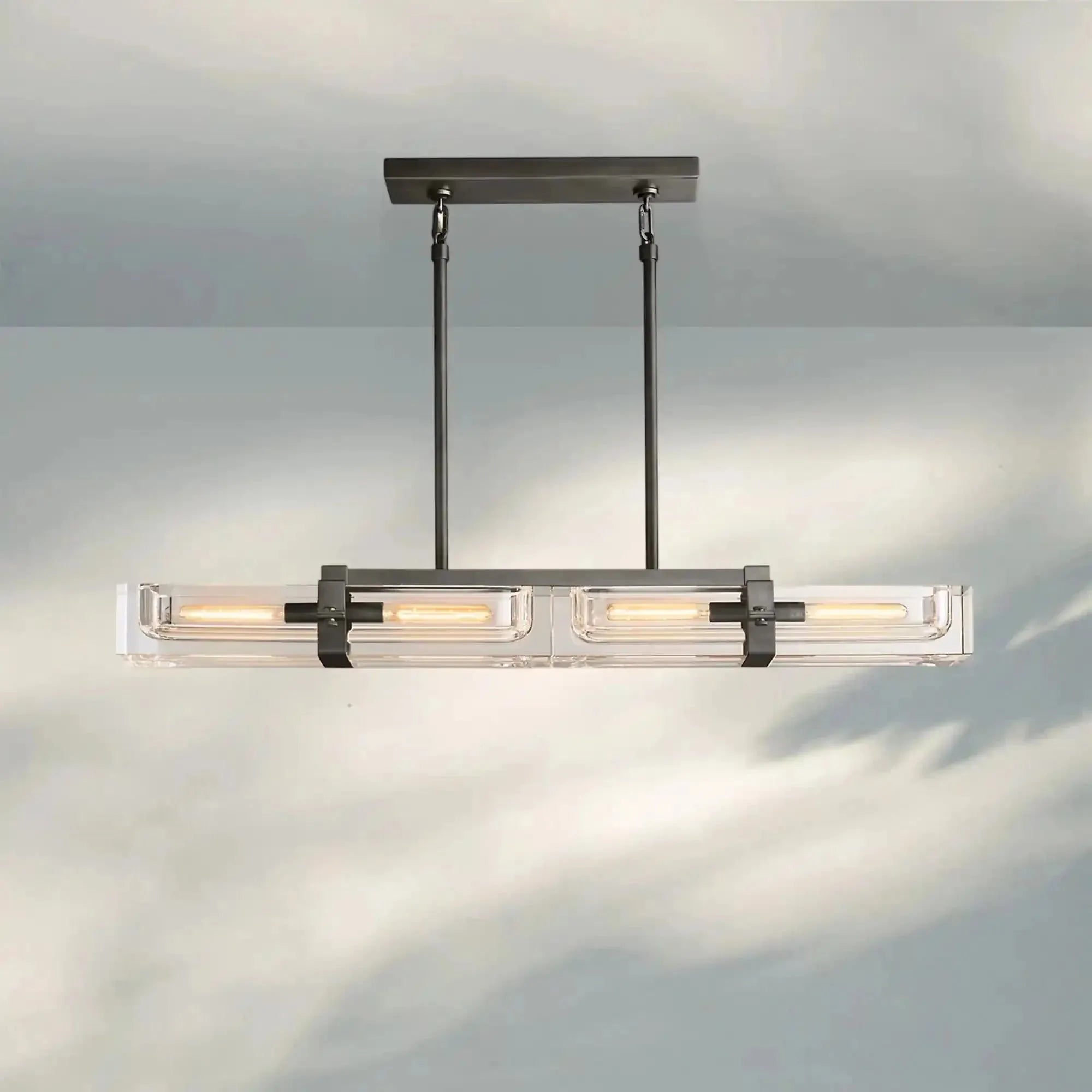 Saviler Linear Chandelier 24" 48" 72" - Blushlighting