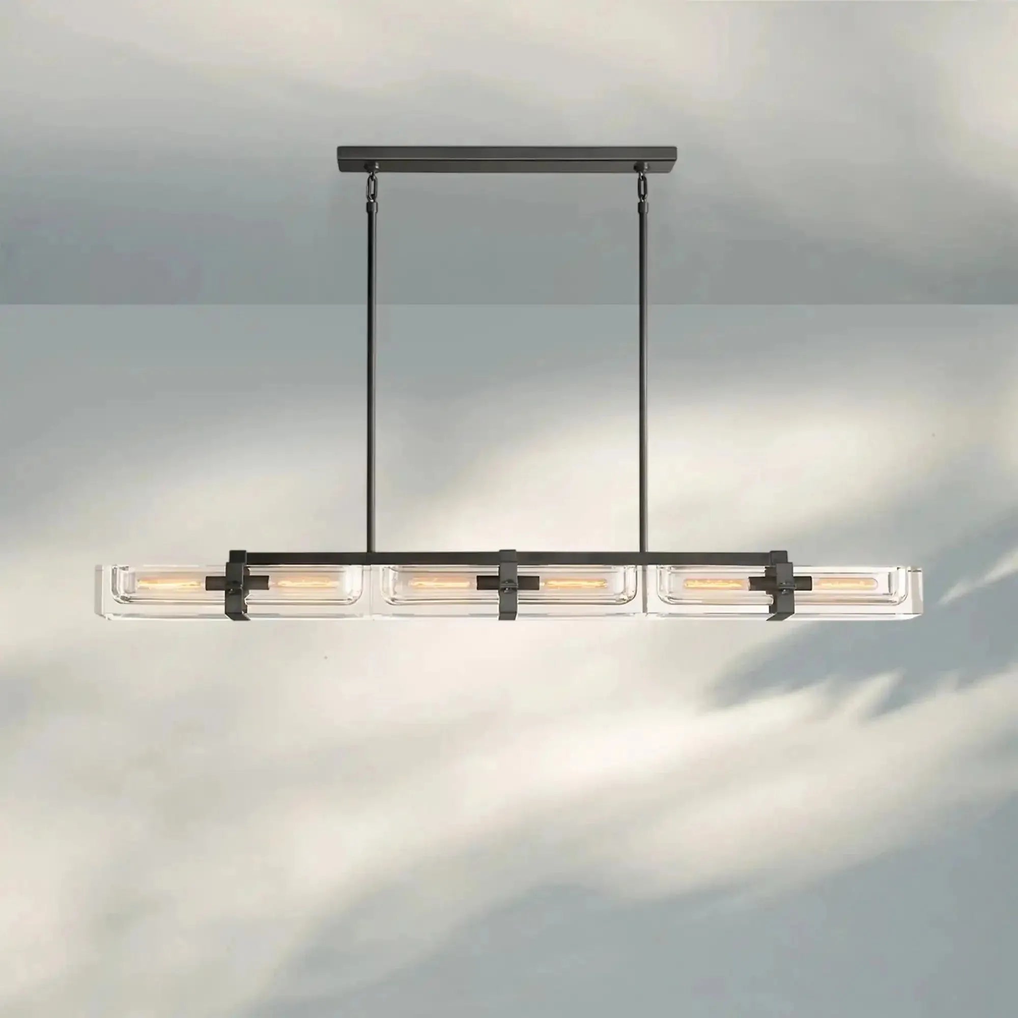 Saviler Linear Chandelier 24" 48" 72" - Blushlighting