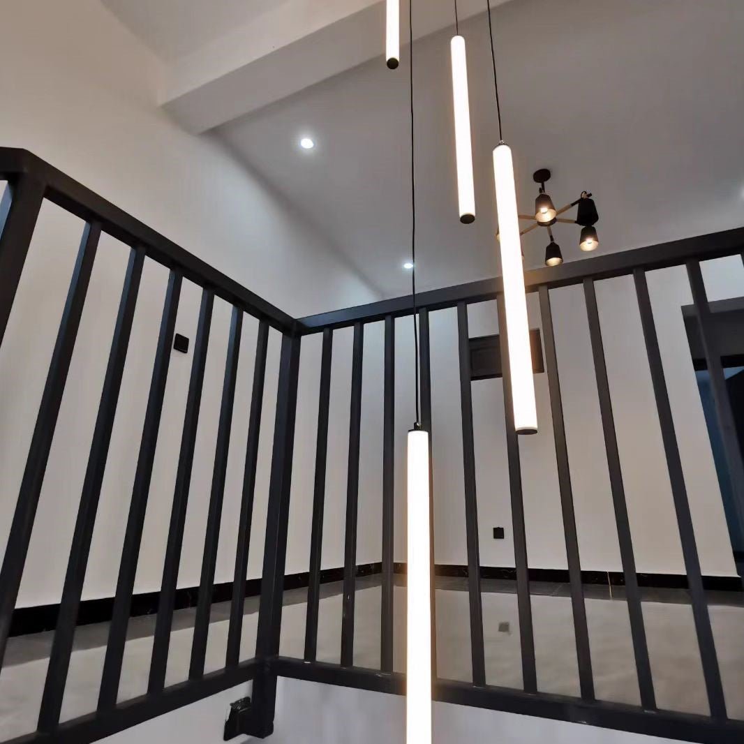 Scandinavia Minimalist White Pendant Light for Bedside/Dining Room/Staircase - 5 Lights: SWarm LightBlushlighting