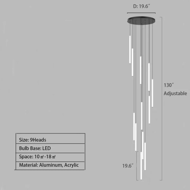 Scandinavia Minimalist White Pendant Light for Bedside/Dining Room/Staircase - 5 Lights: SWarm LightBlushlighting