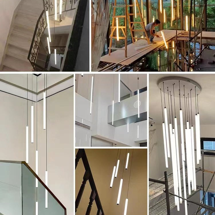Scandinavia Minimalist White Pendant Light for Bedside/Dining Room/Staircase - One Single: SWarm LightBlushlighting