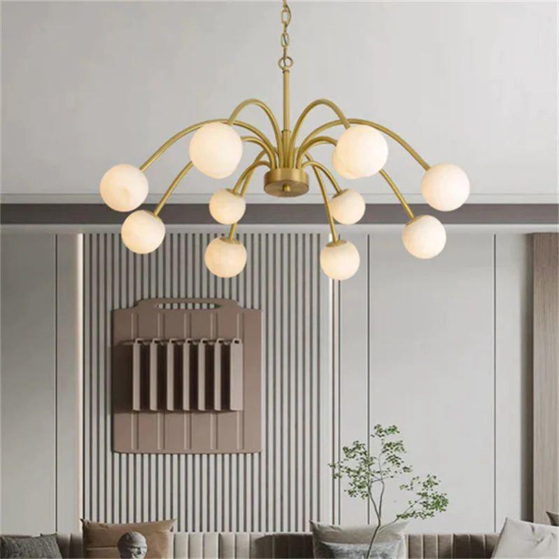 Sefet Alabaster Chandelier Light-Blushlighting