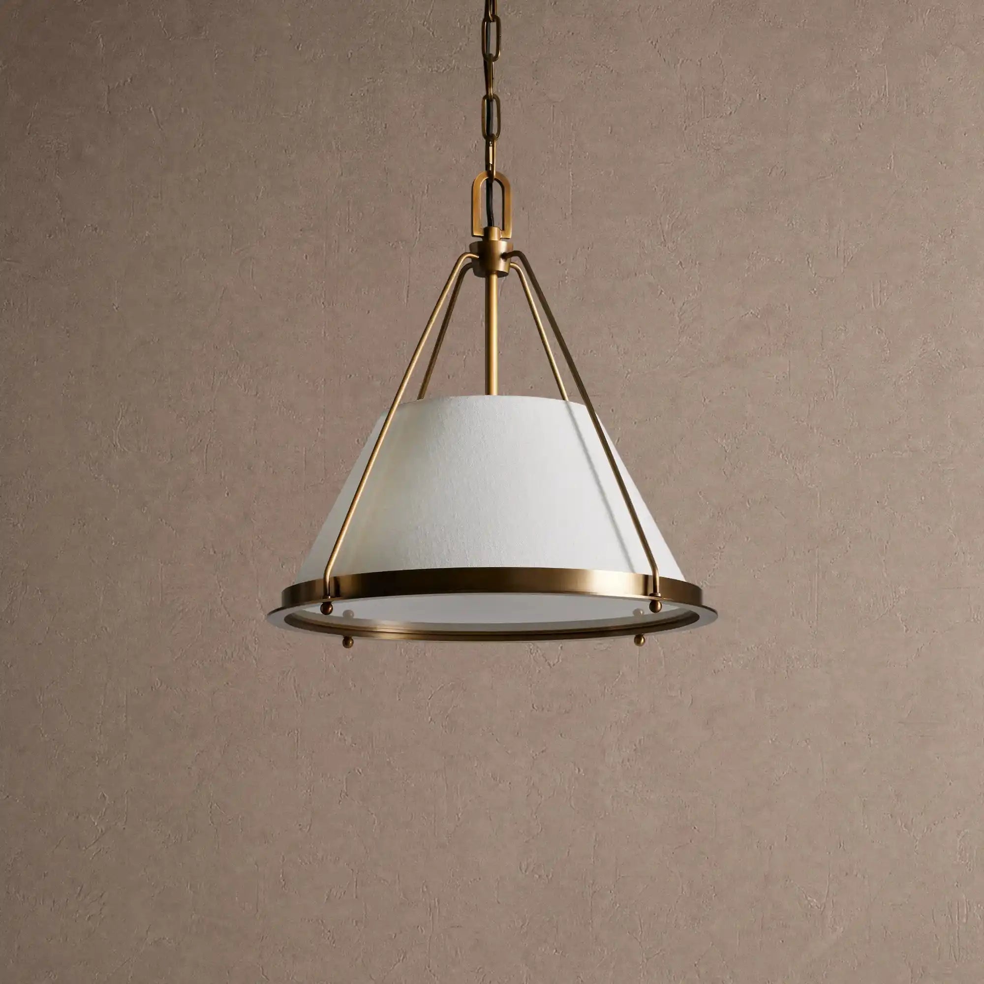 Shelton Pendant - Brass17"Blushlighting