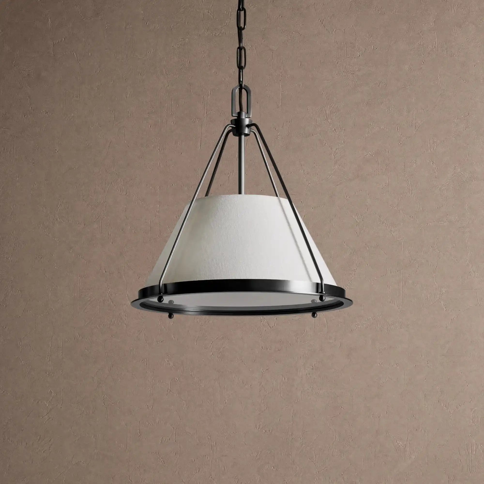 Shelton Pendant - Black17"Blushlighting