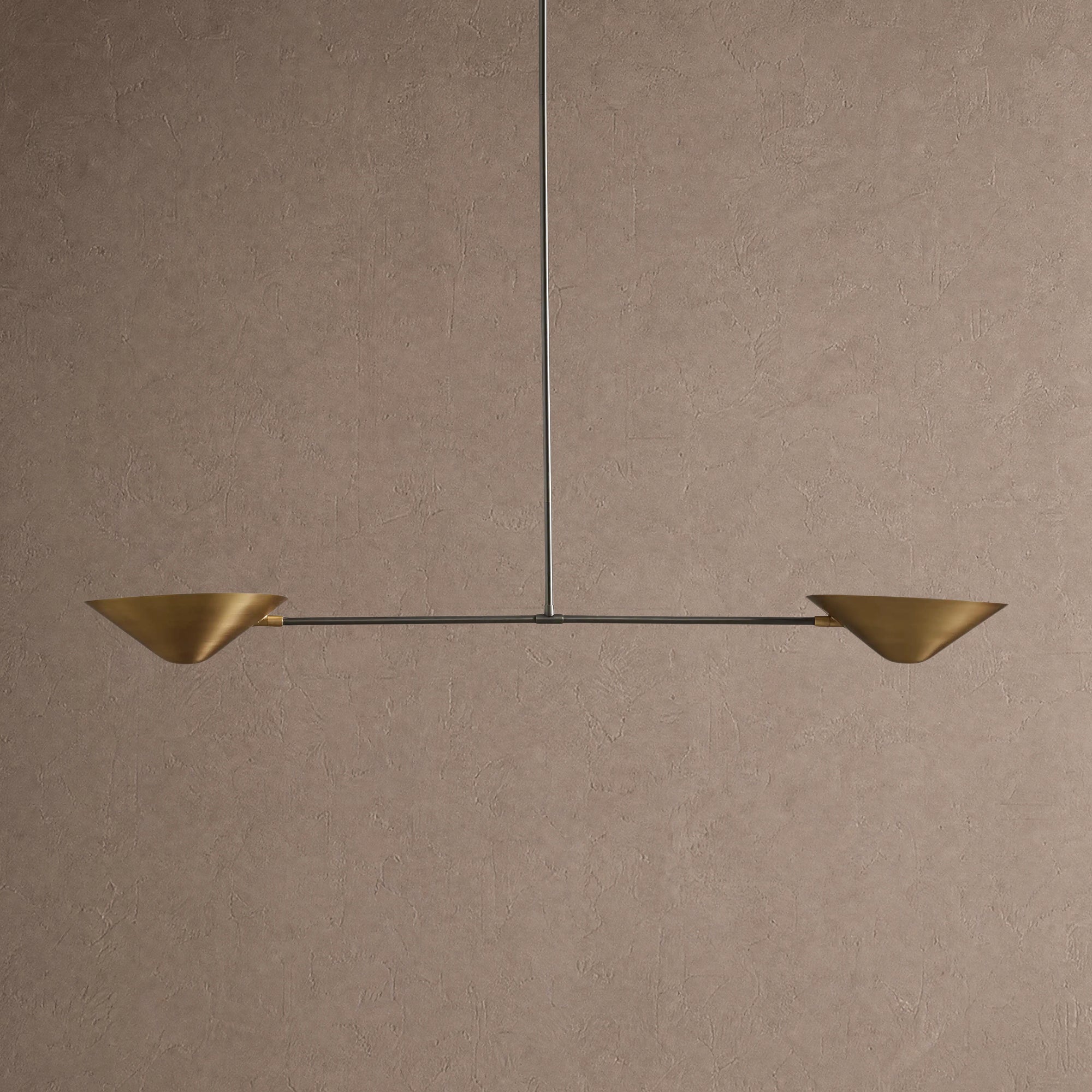 Simms 2-Light Linear Chandelier - Blushlighting