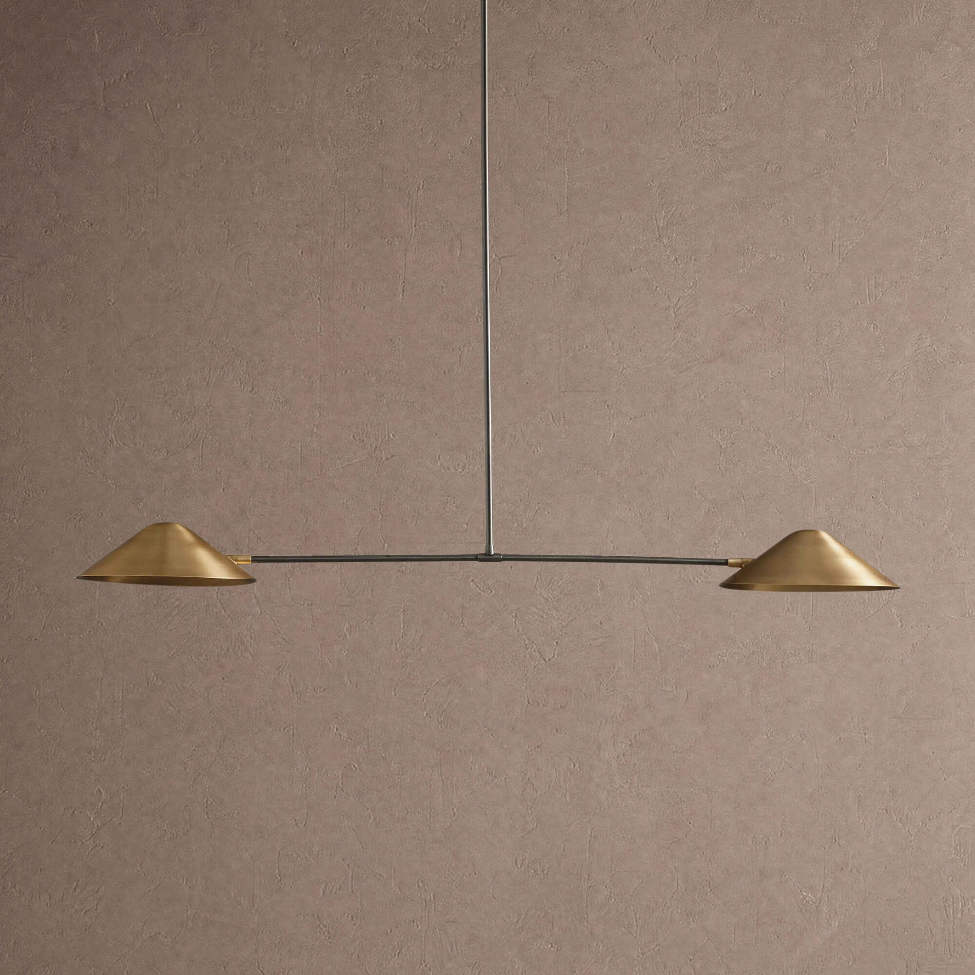 Simms 2-Light Linear Chandelier - Blushlighting