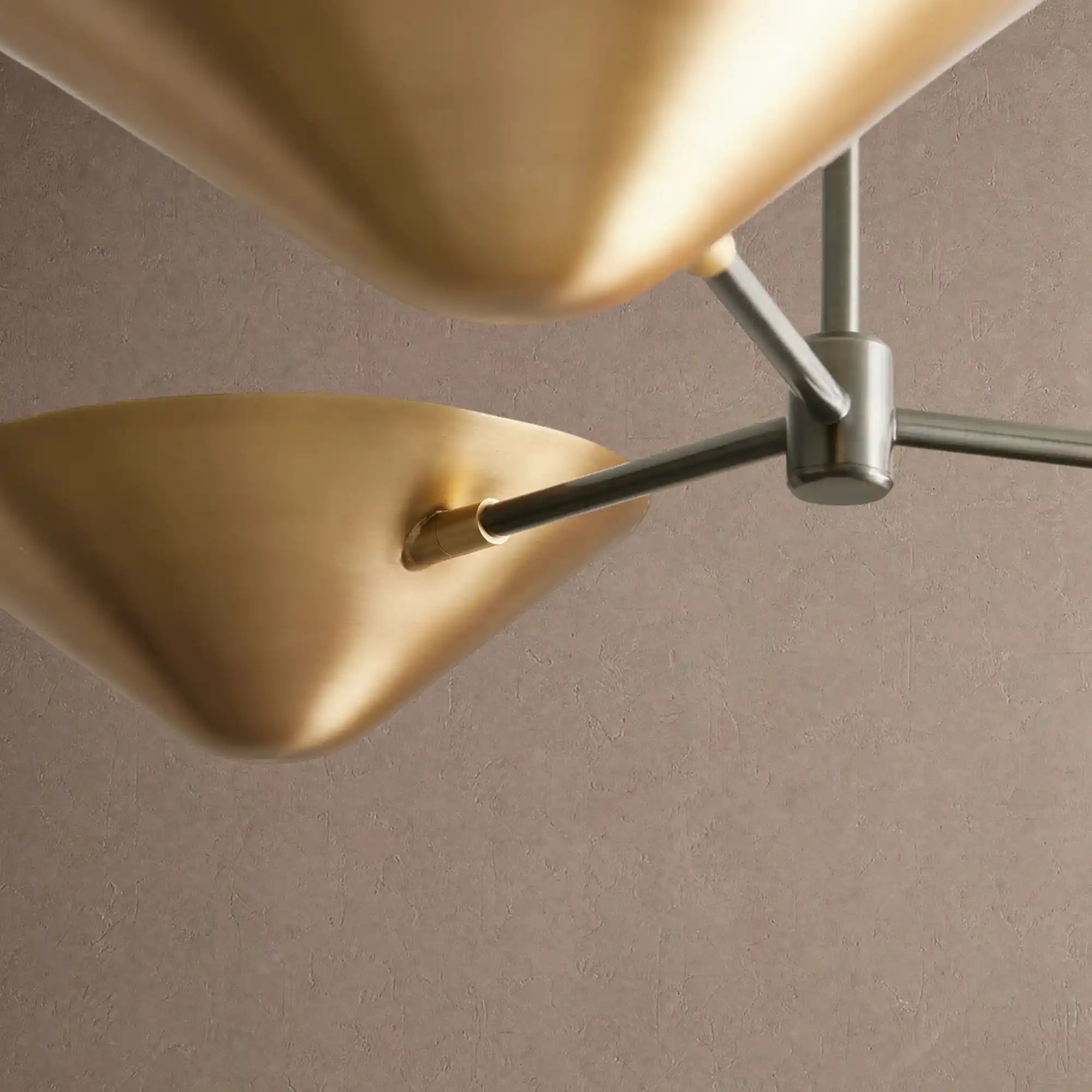 Simms 3-Light Flush Mount - 54''Blushlighting