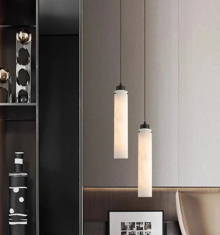 Simple marble pendant lamp - Blushlighting