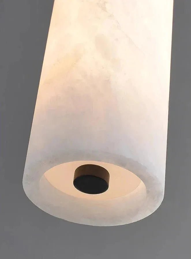 Simple marble pendant lamp - Dia 2.7”(7cm) x H 9.8”(25cm)Copper & White MarbleBlushlighting