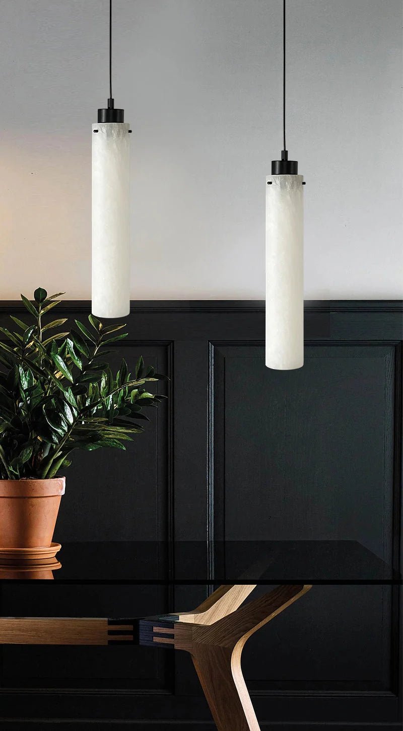 Simple marble pendant lamp - Blushlighting