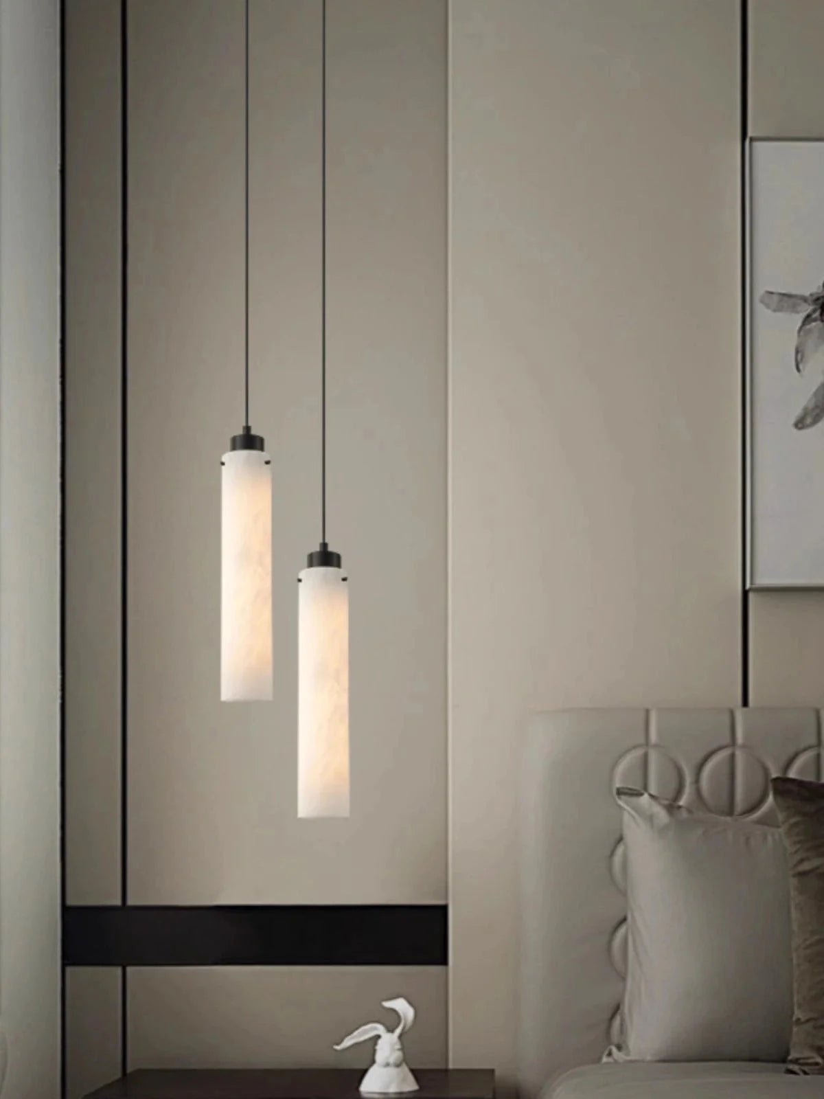 Simple marble pendant lamp - Blushlighting