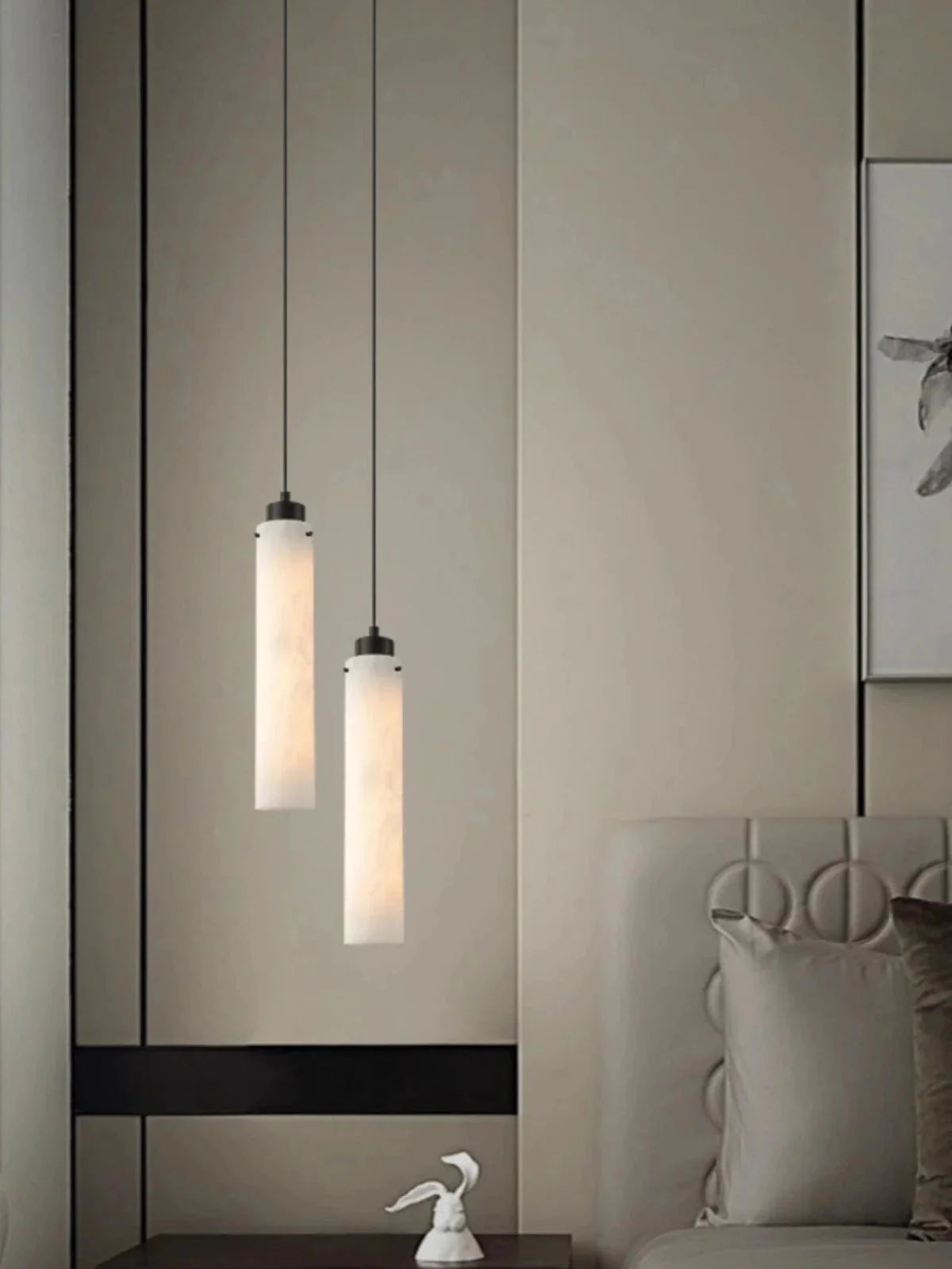 Simple marble pendant lamp - Blushlighting