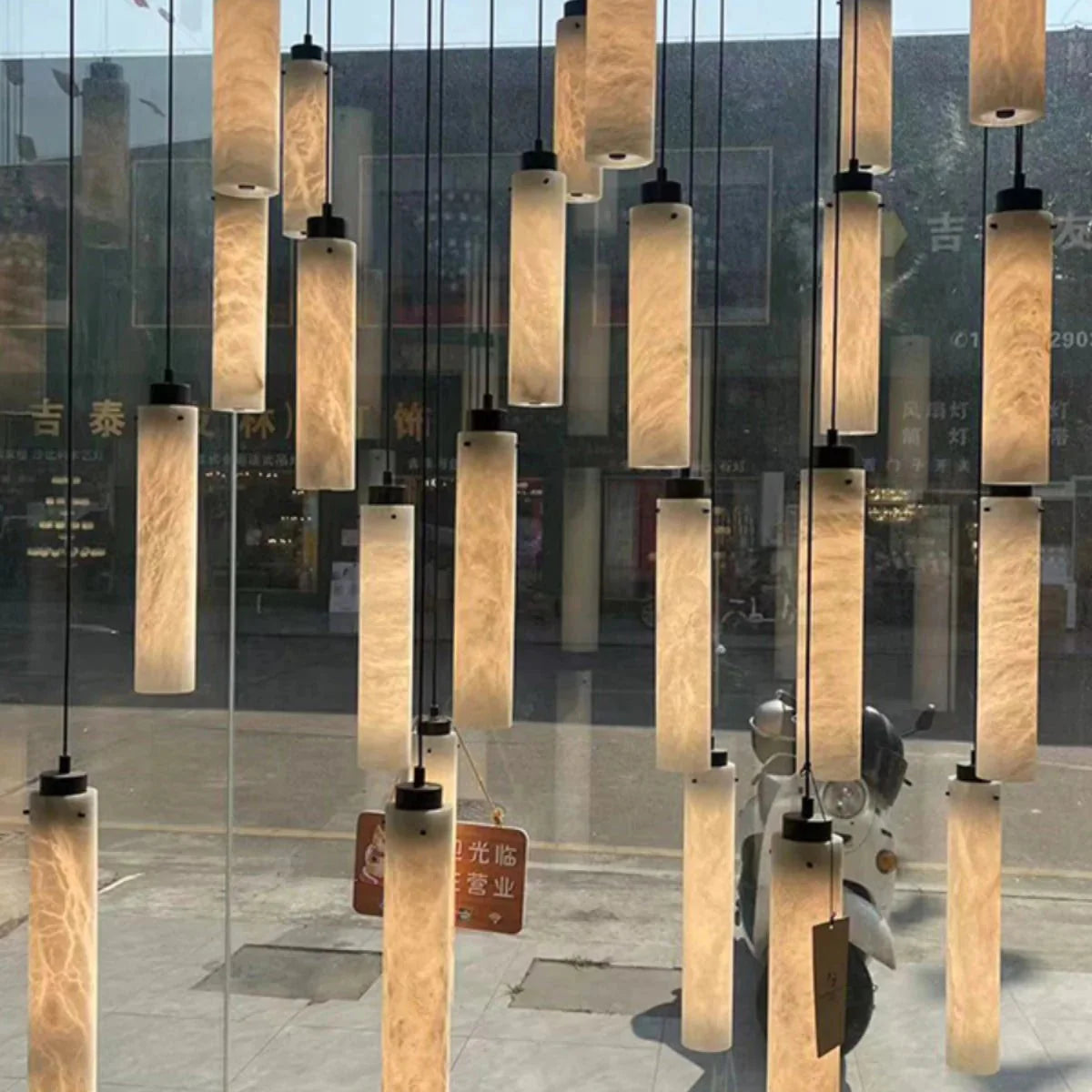 Simple marble pendant lamp - Blushlighting