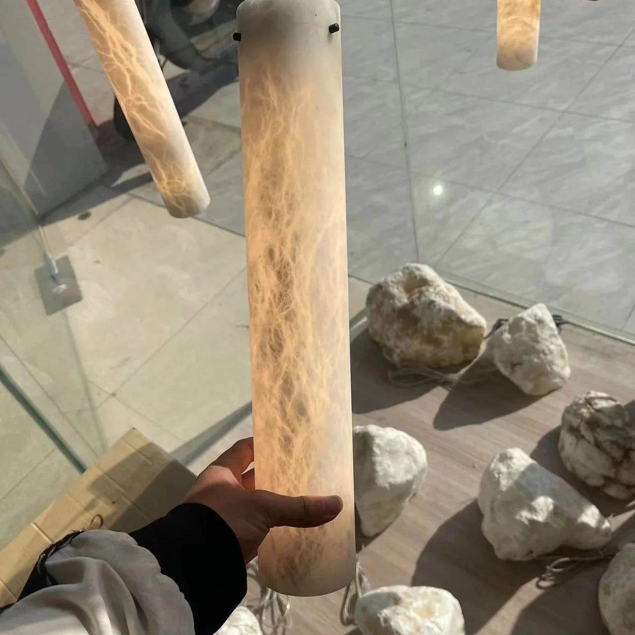 Simple marble pendant lamp - Blushlighting