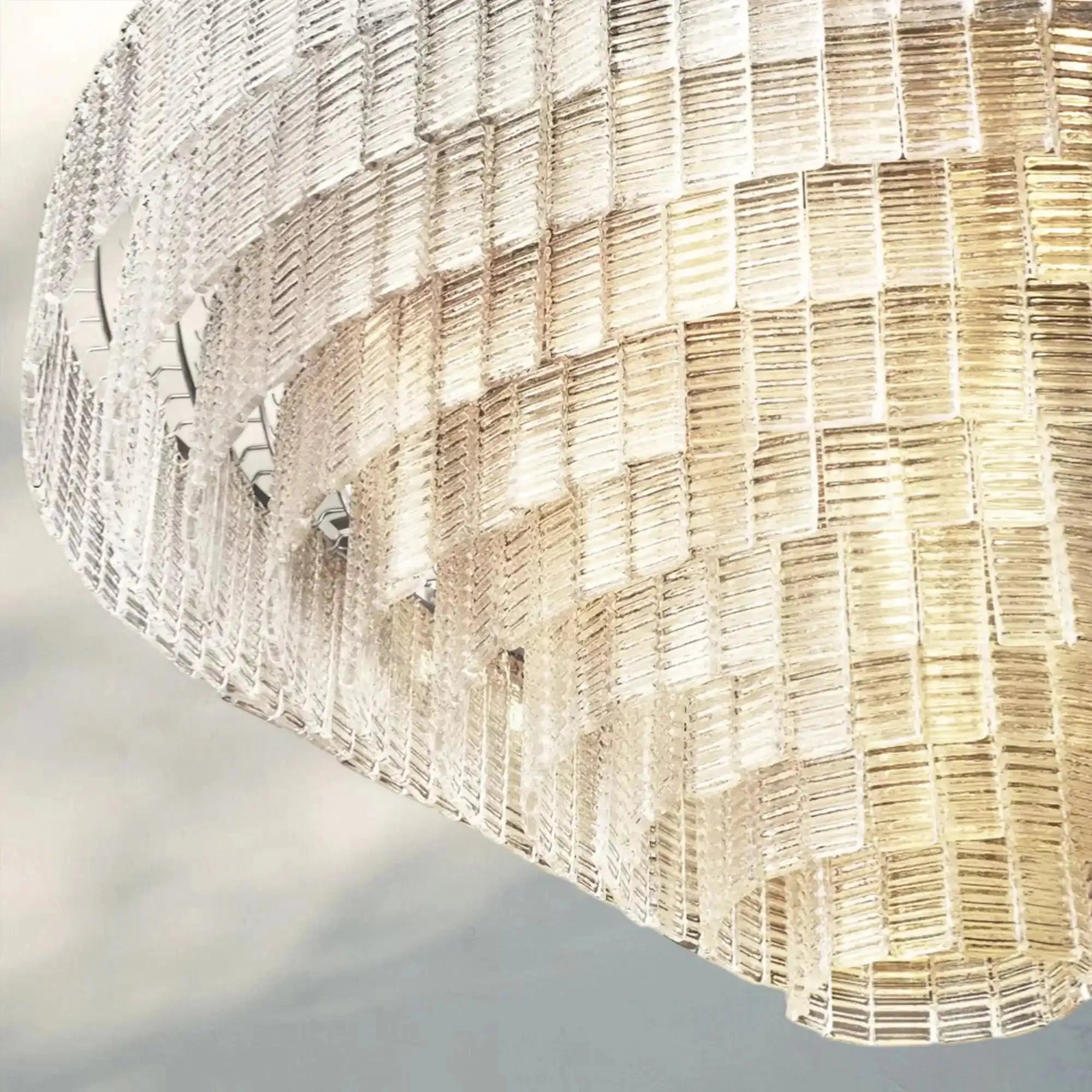 Sirena Smoke Round Chandelier 41" 52‘’ 65‘’-