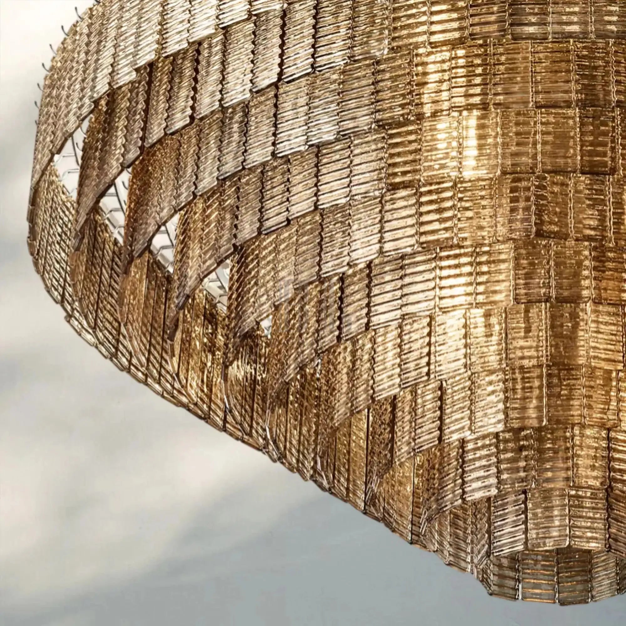 Sirena Smoke Round Chandelier 41" 52‘’ 65‘’-