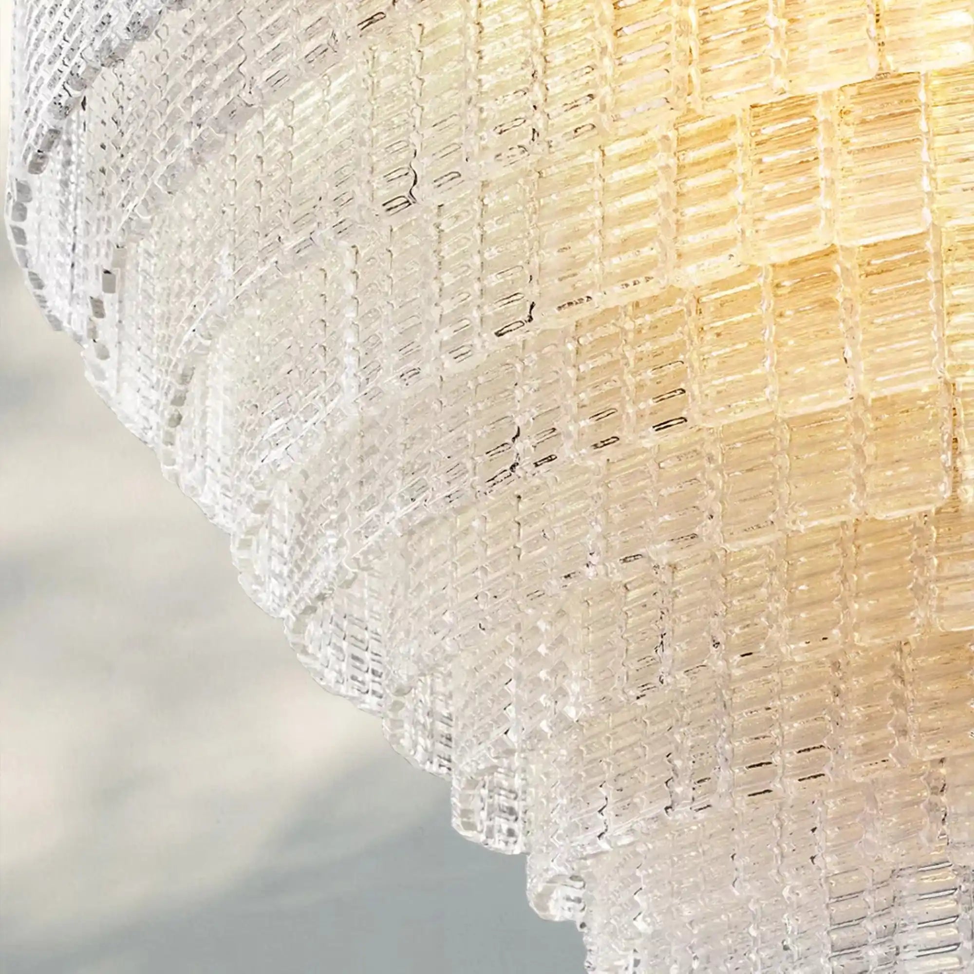 Sirena Smoke Round Chandelier 41" 52‘’ 65‘’-