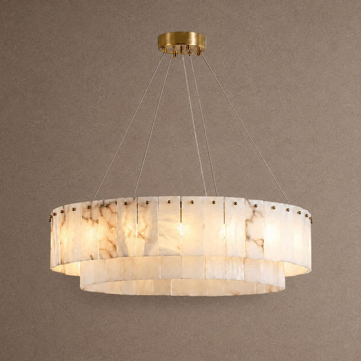 Solenne Tiered Chandelier - D23.6” × H8.7”Blushlighting