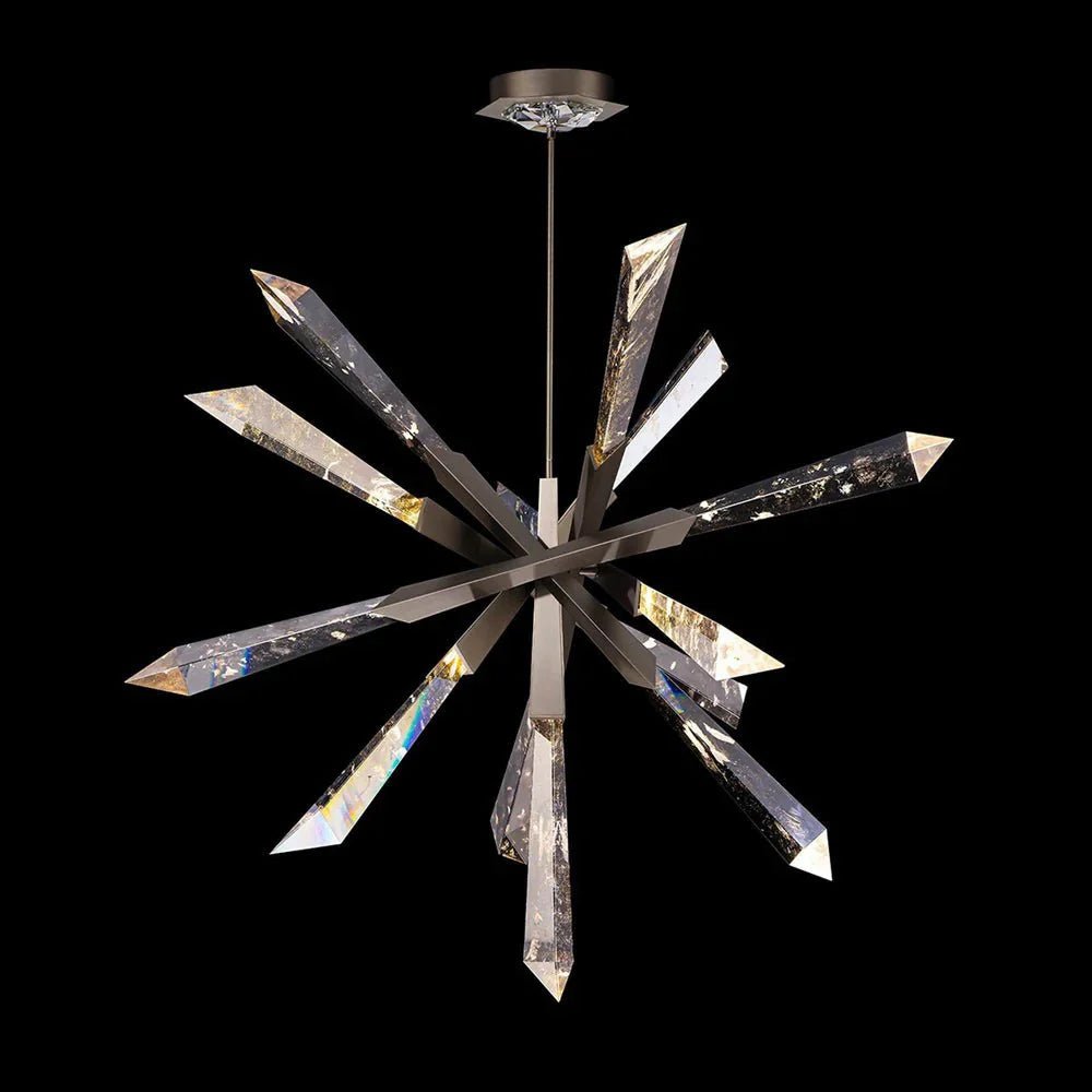 Solitude LED Pendant Light - LargeAntique NickelBlushlighting