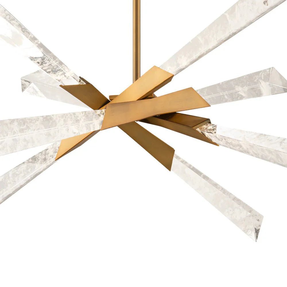 Solitude LED Semi Flush Mount Ceiling Light - LargeAntique NickelBlushlighting