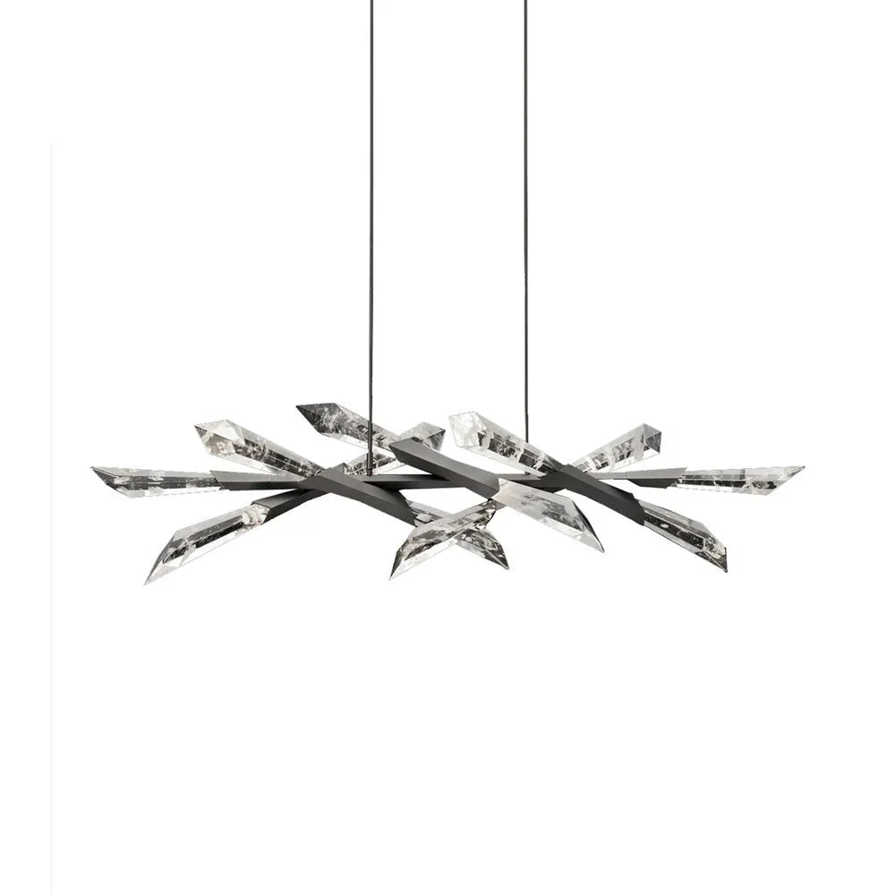 Solitude Linear LED Pendant Light - Antique NickelBlushlighting