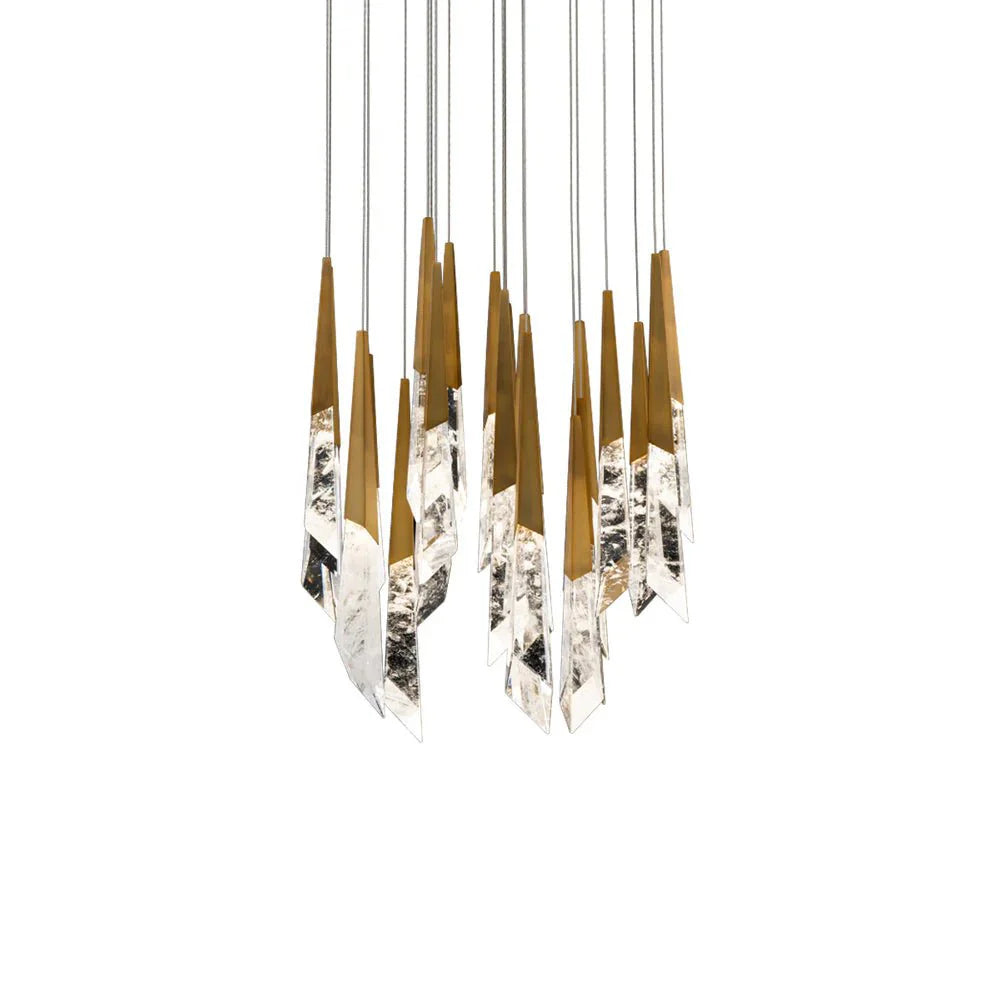 Solitude Round LED Multi Chandelier - Blushlighting