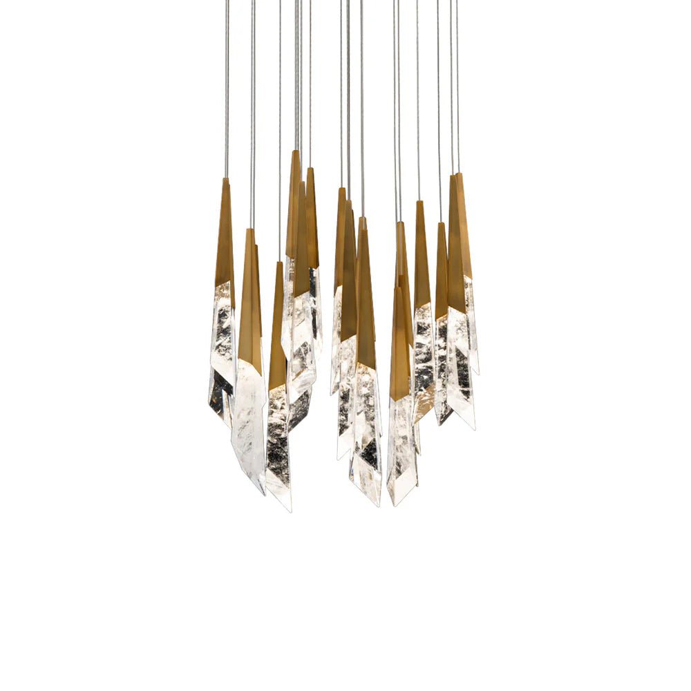 Solitude Round LED Multi Chandelier - Blushlighting