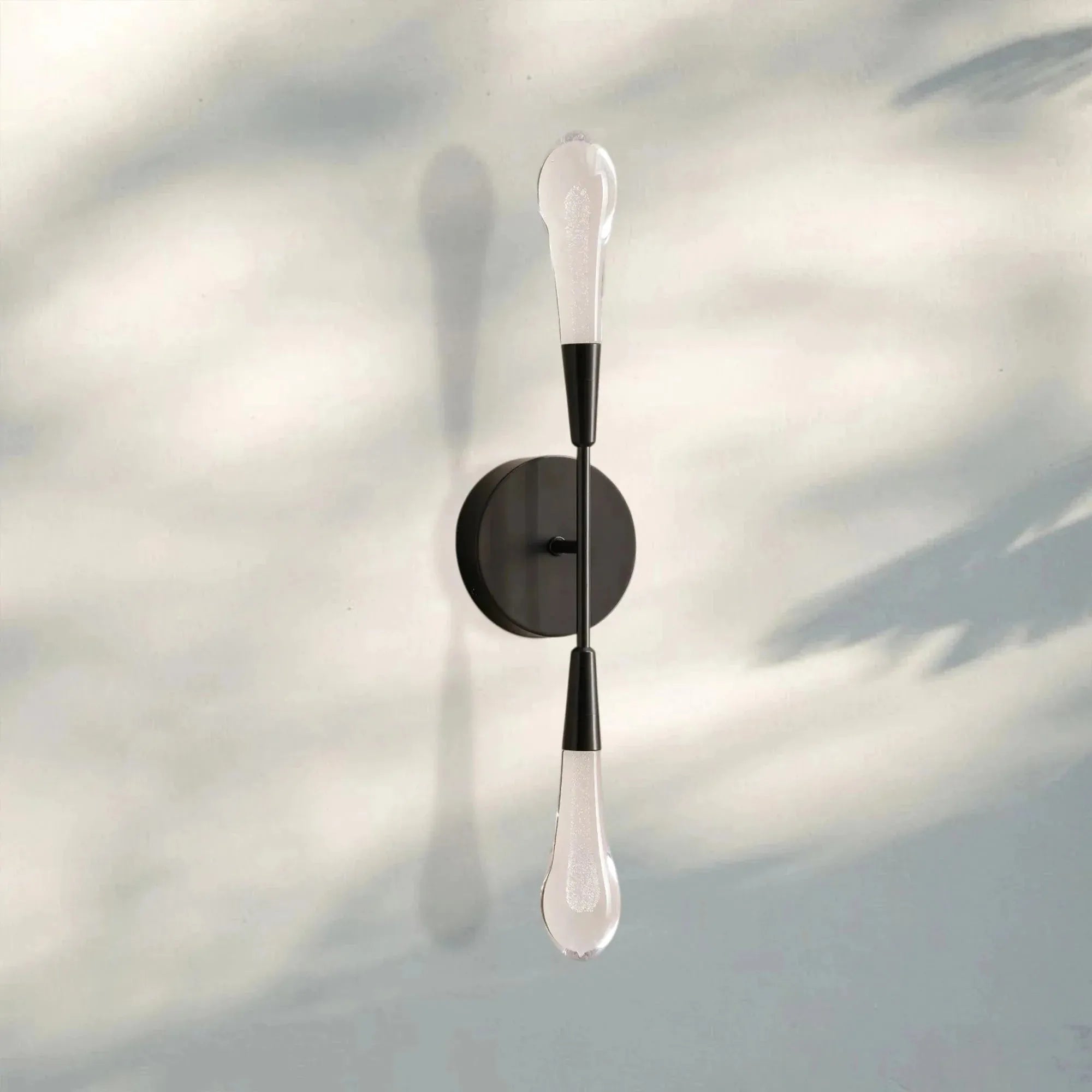 Soltaire Double Sconce - BrassBlushlighting