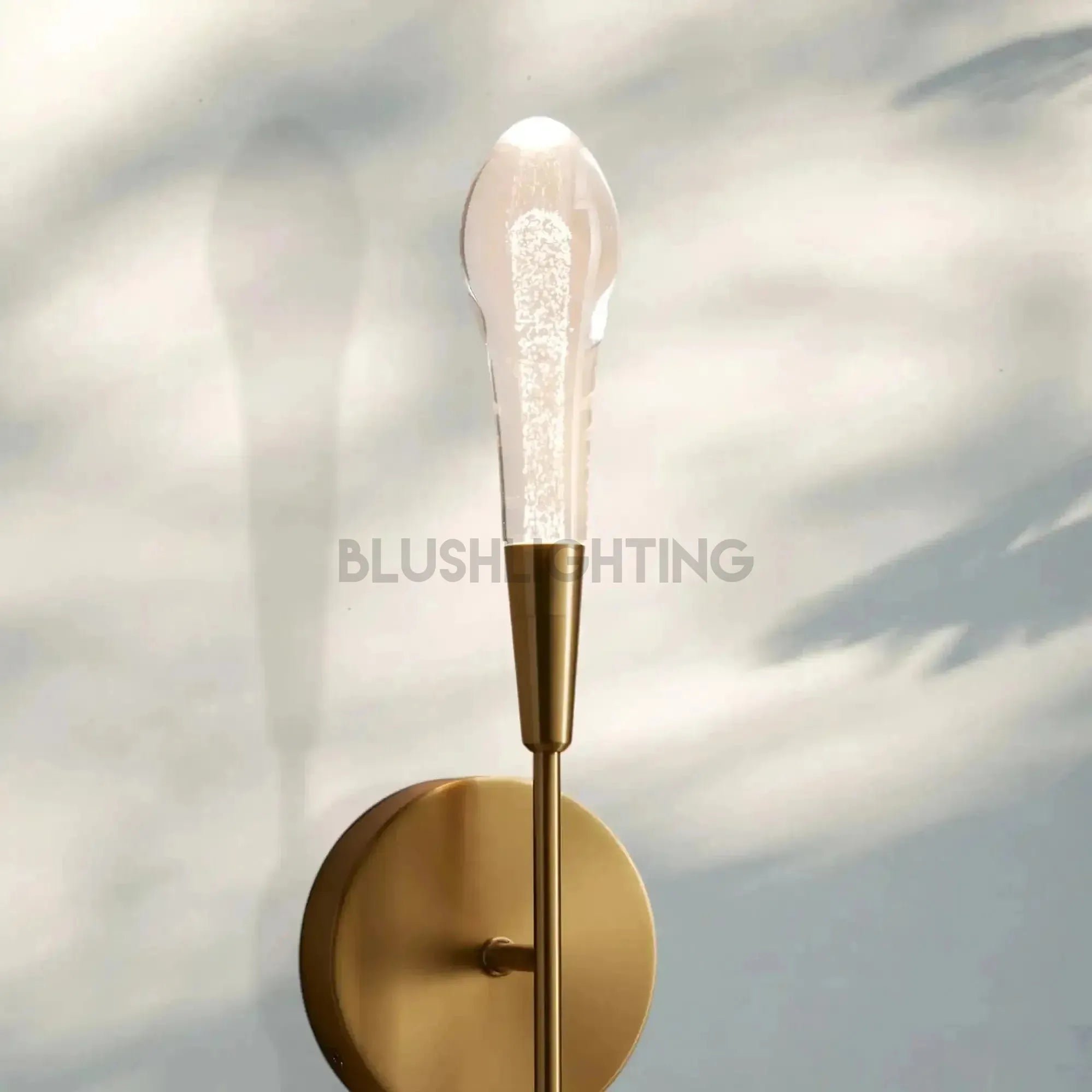 Soltaire Double Sconce - BrassBlushlighting