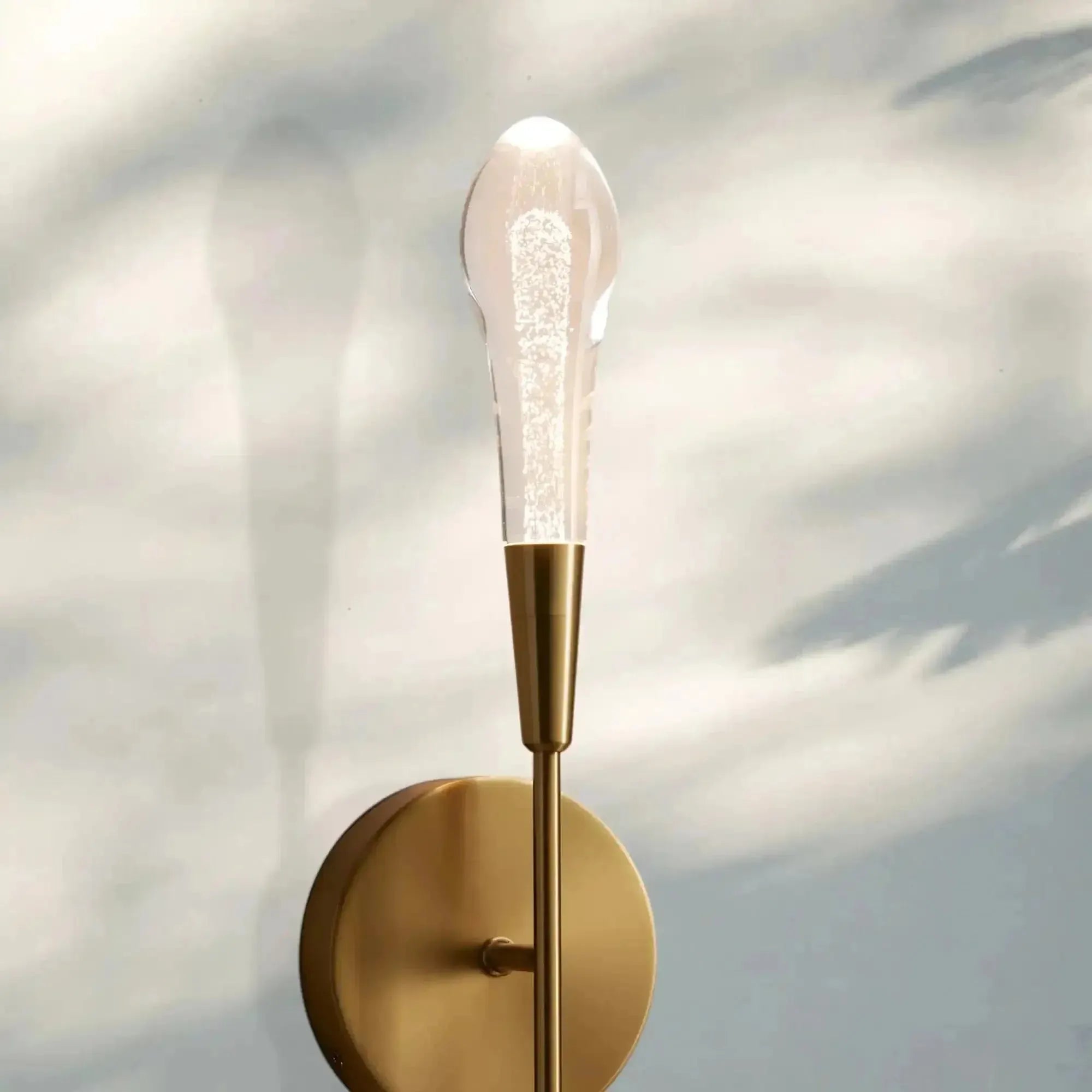 Soltaire Double Sconce - BrassBlushlighting