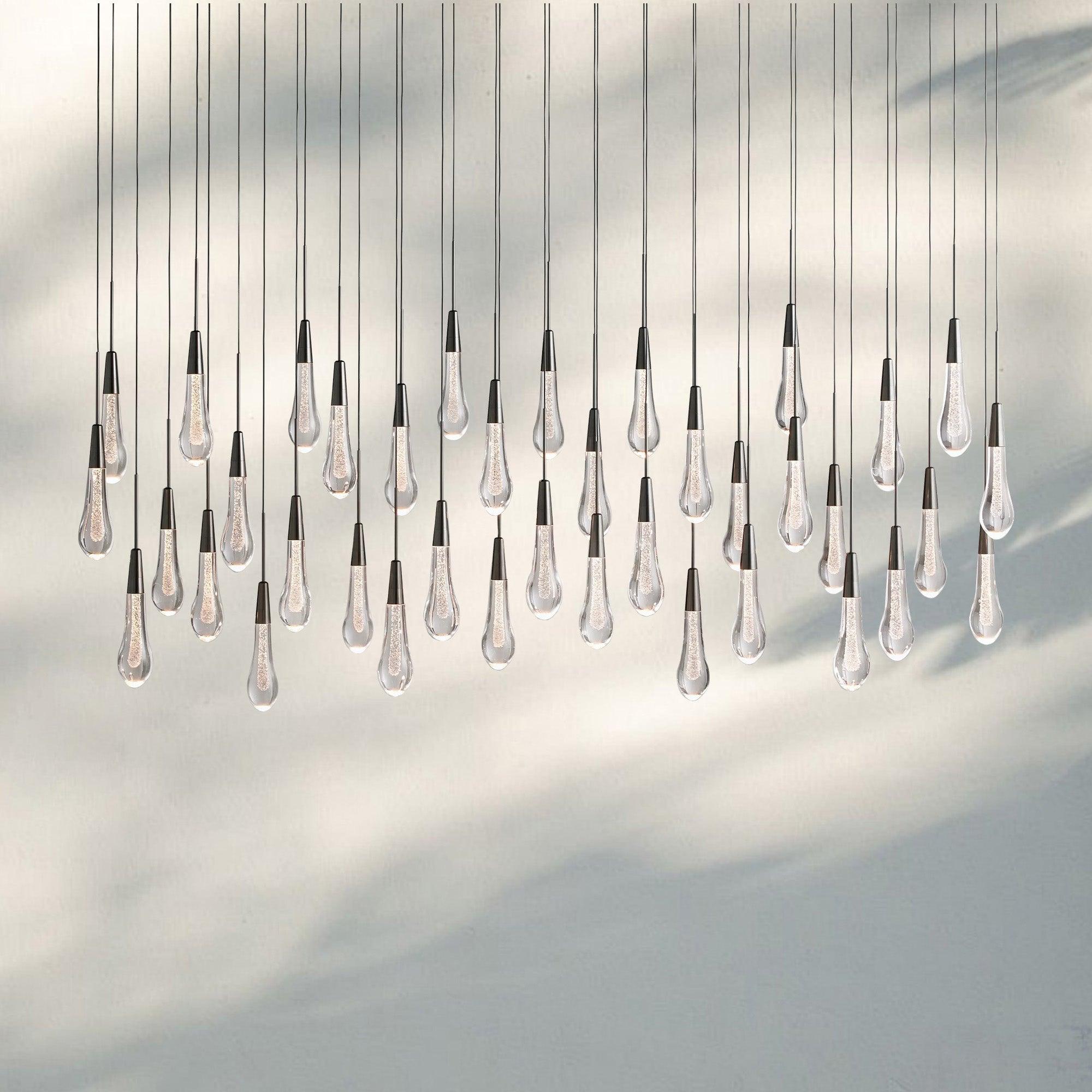 Solitaire Linear Chandelier 37"50"70"87"87"120"-