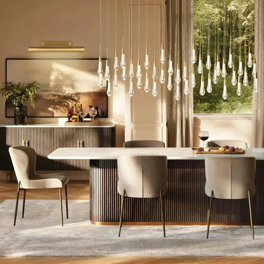 Solitaire Linear Chandelier 37"50"70"87"87"120"-