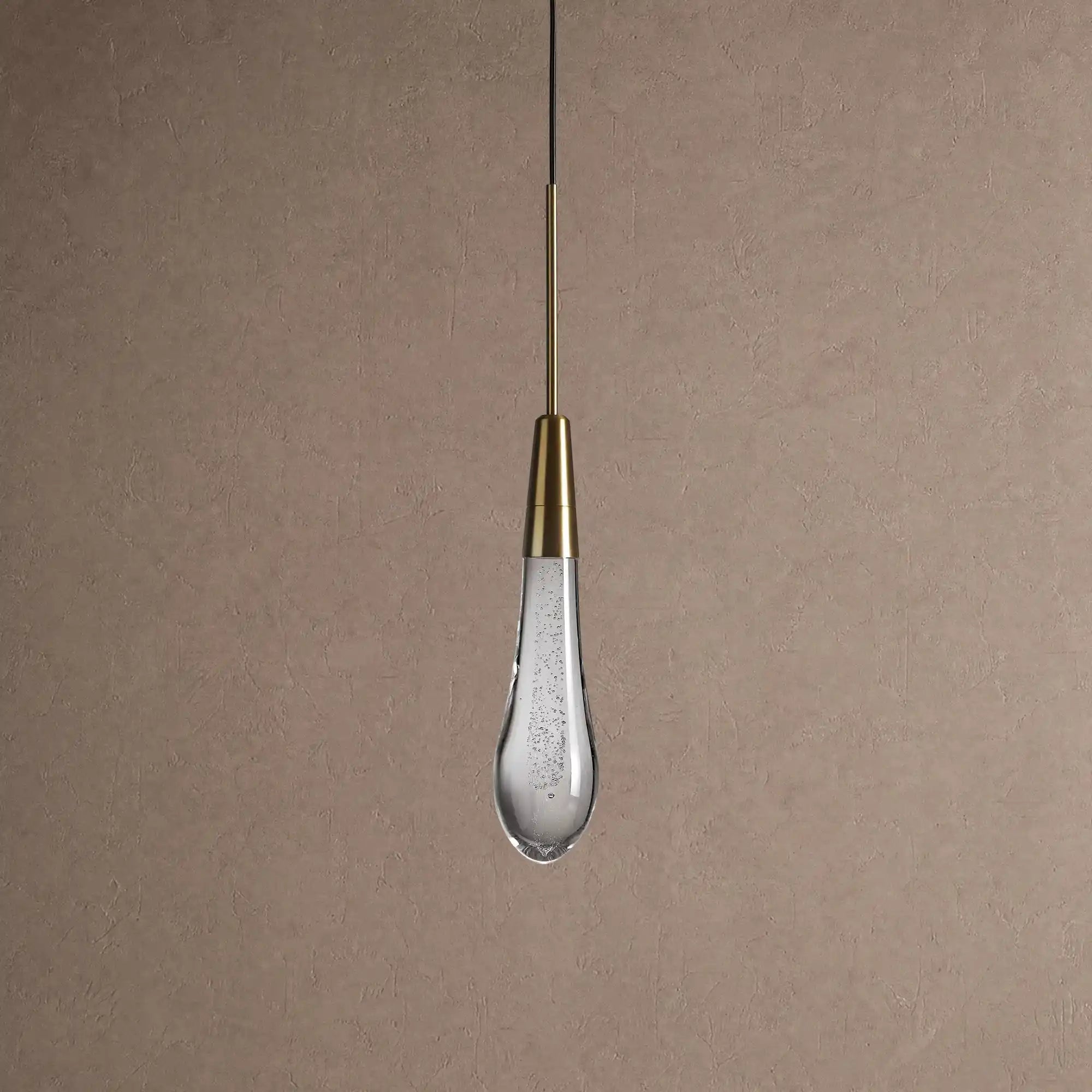 Soltaire Pendant Chandelier - BrassBlushlighting