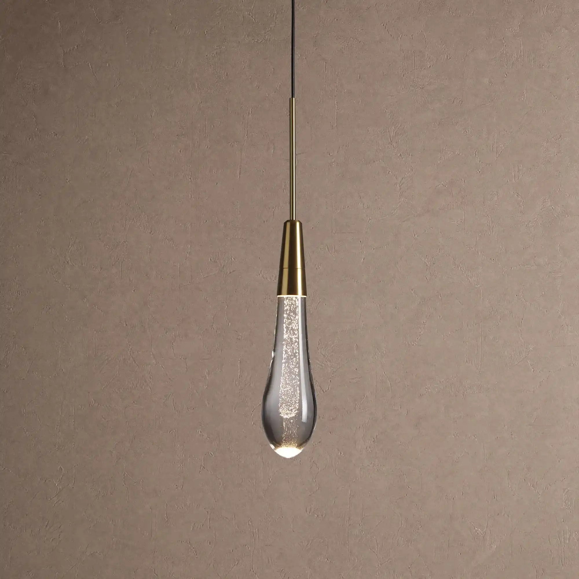 Soltaire Pendant Chandelier - BrassBlushlighting