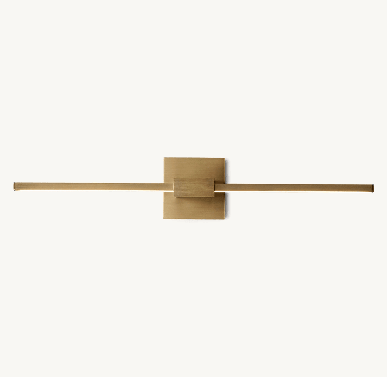 Sonia Linear Picture Light - Antiqued Brass19"Blushlighting