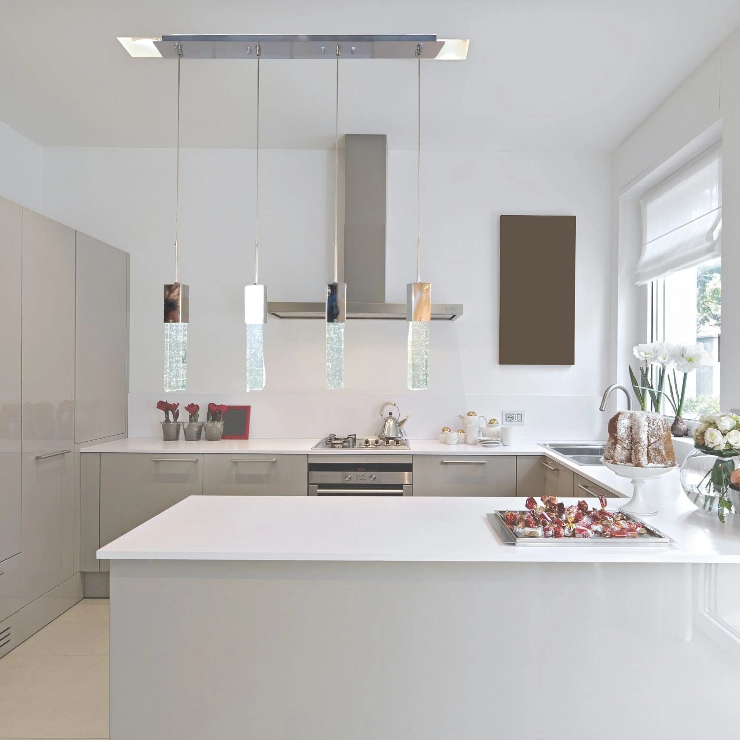 Sparkling Night Chandelier 4 Lights - Blushlighting