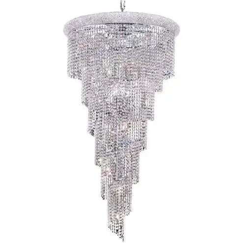 Spiral 26 Light Chandelier - Blushlighting