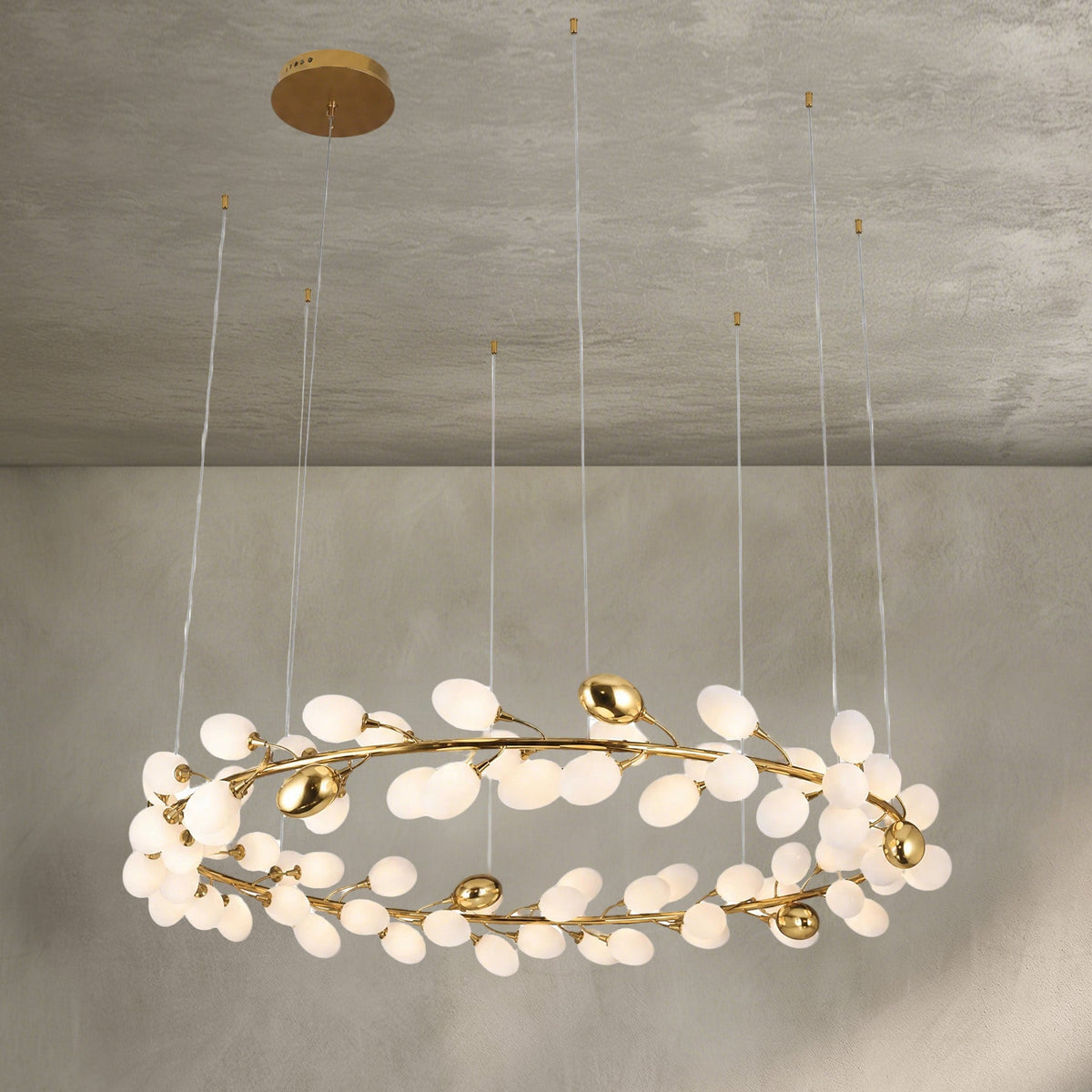 Stilla Brass Chandelier - view 2