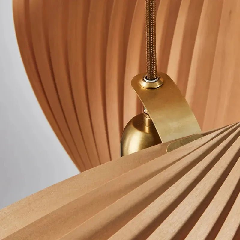 Storm Modern Pendant Chandelier - Light Wood2 LightsWarm White 3000KBlushlighting