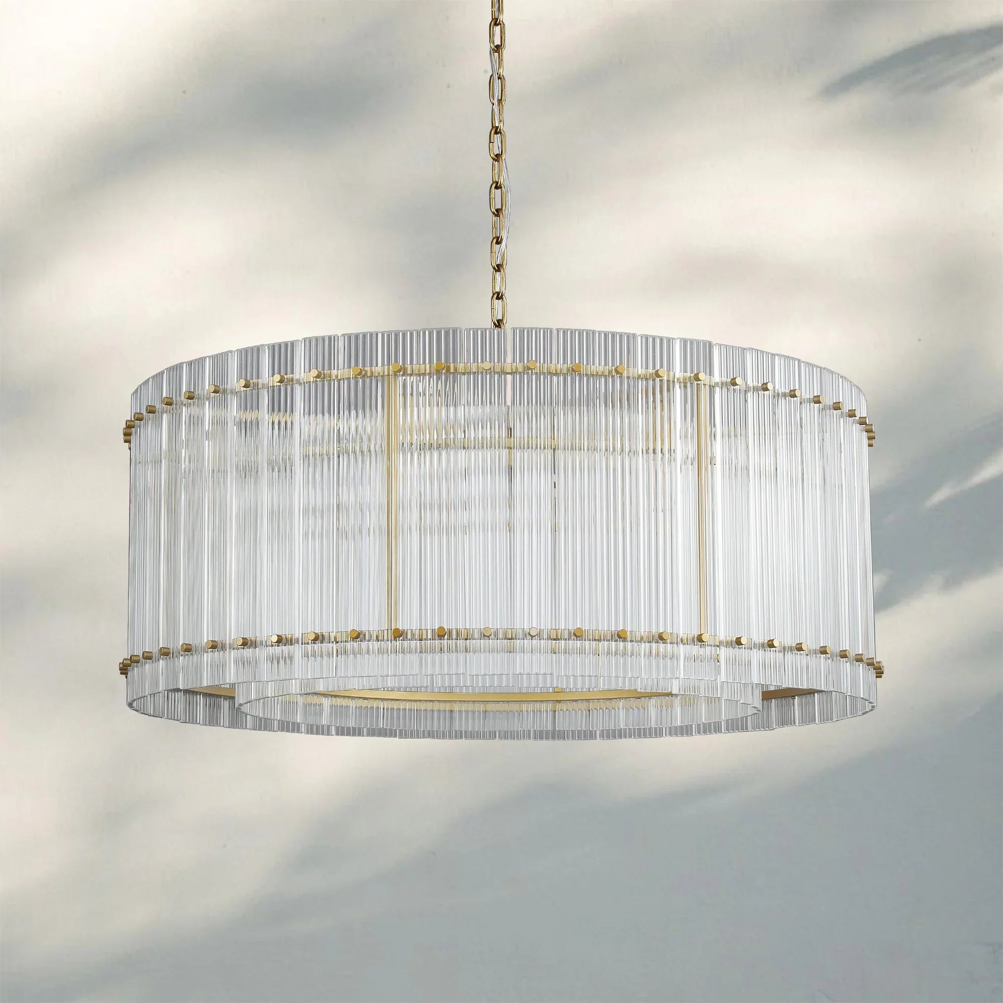 Sun Marco Crystal Round Chandelier-
