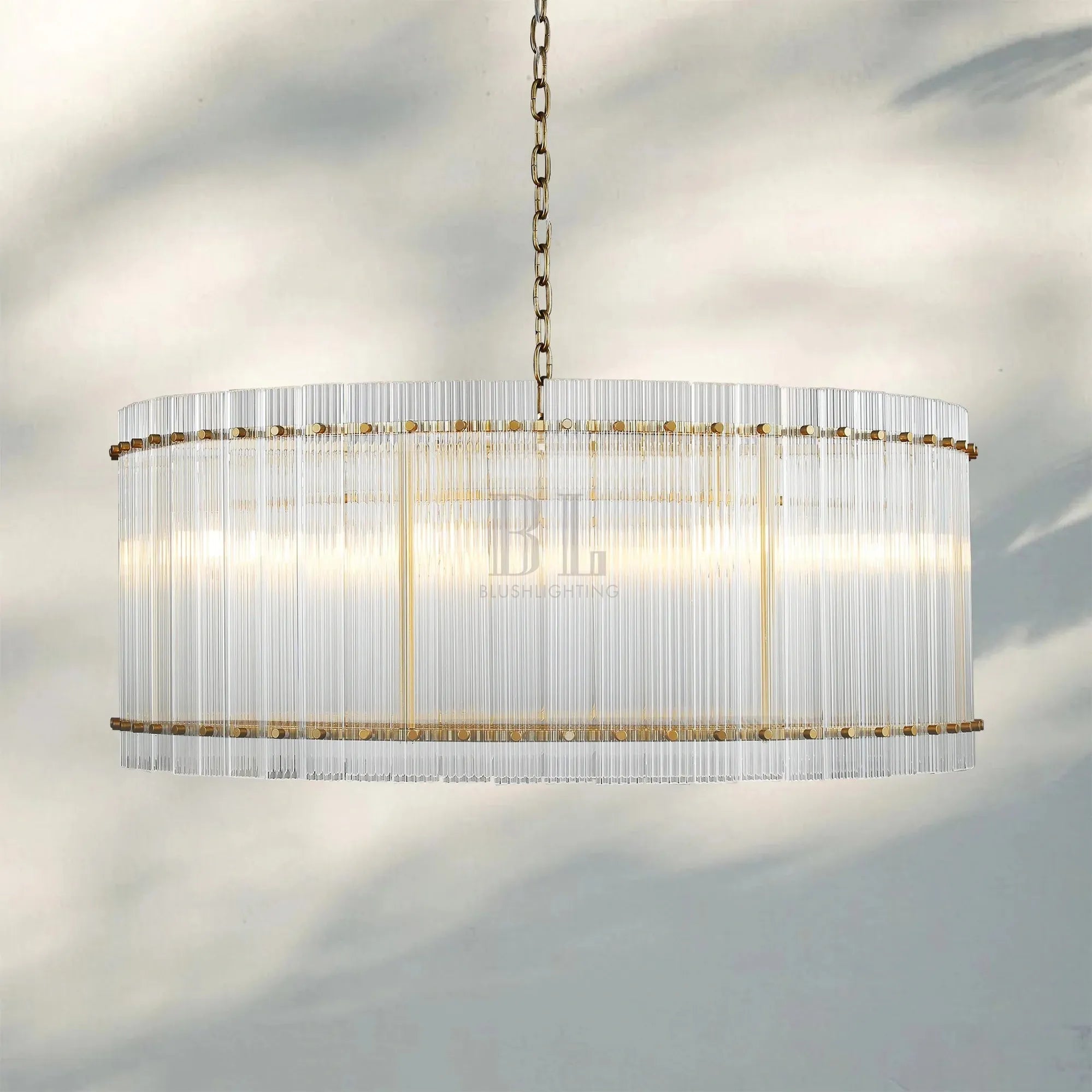 Sun Marco Crystal Round Chandelier-