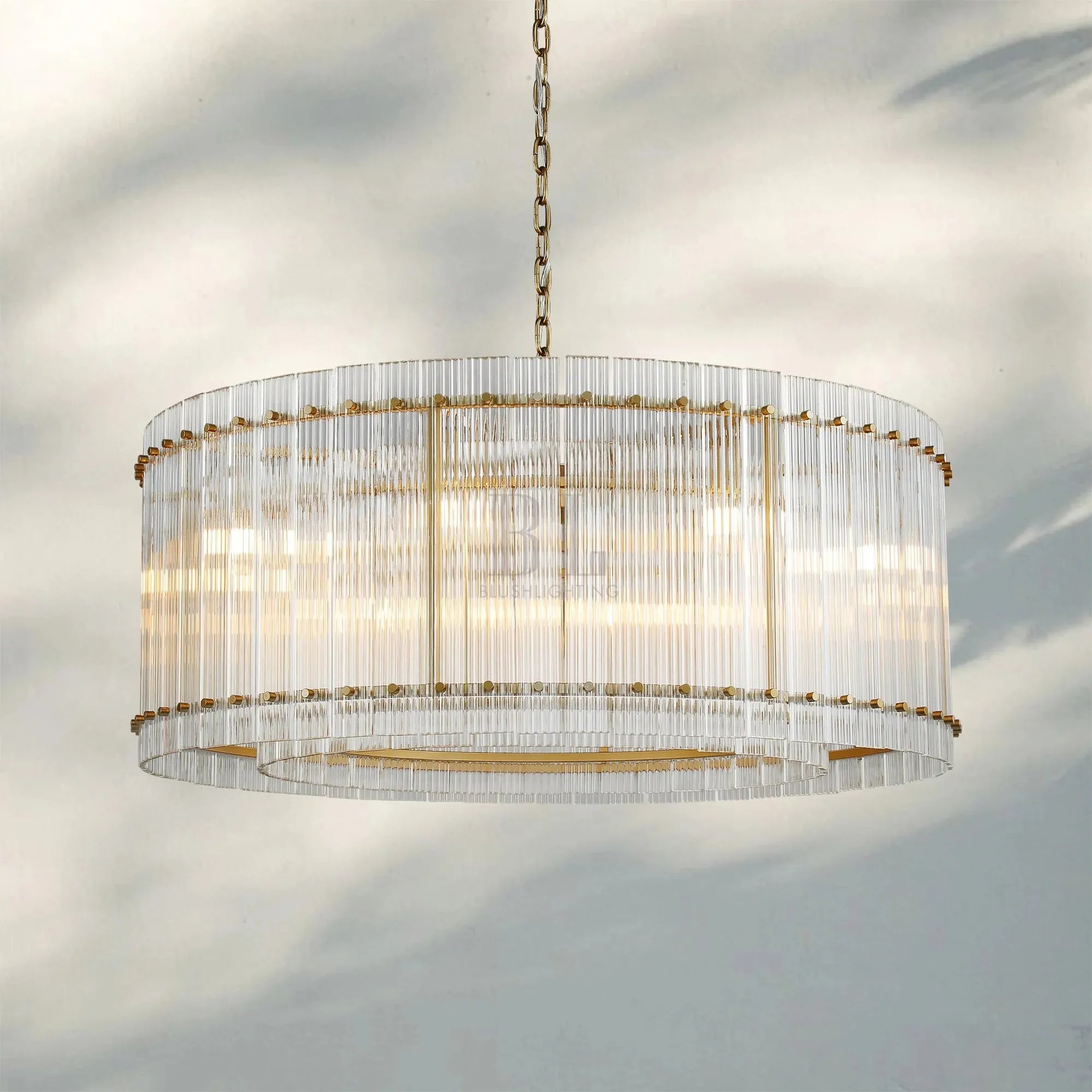 Sun Marco Crystal Round Chandelier-