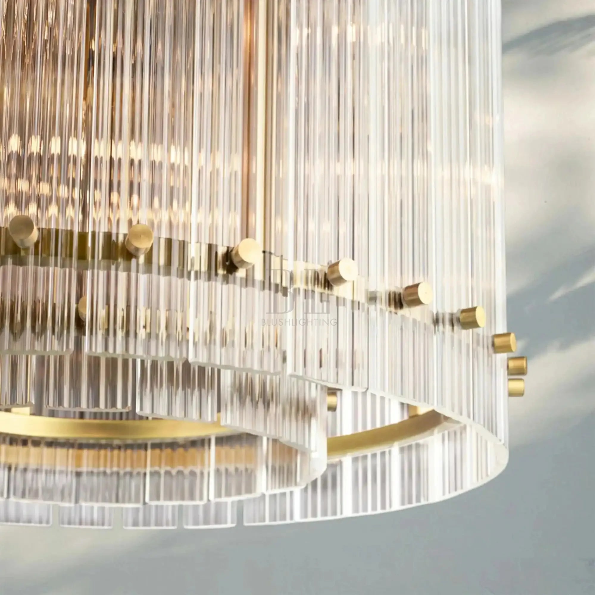 Sun Marco Crystal Round Chandelier-