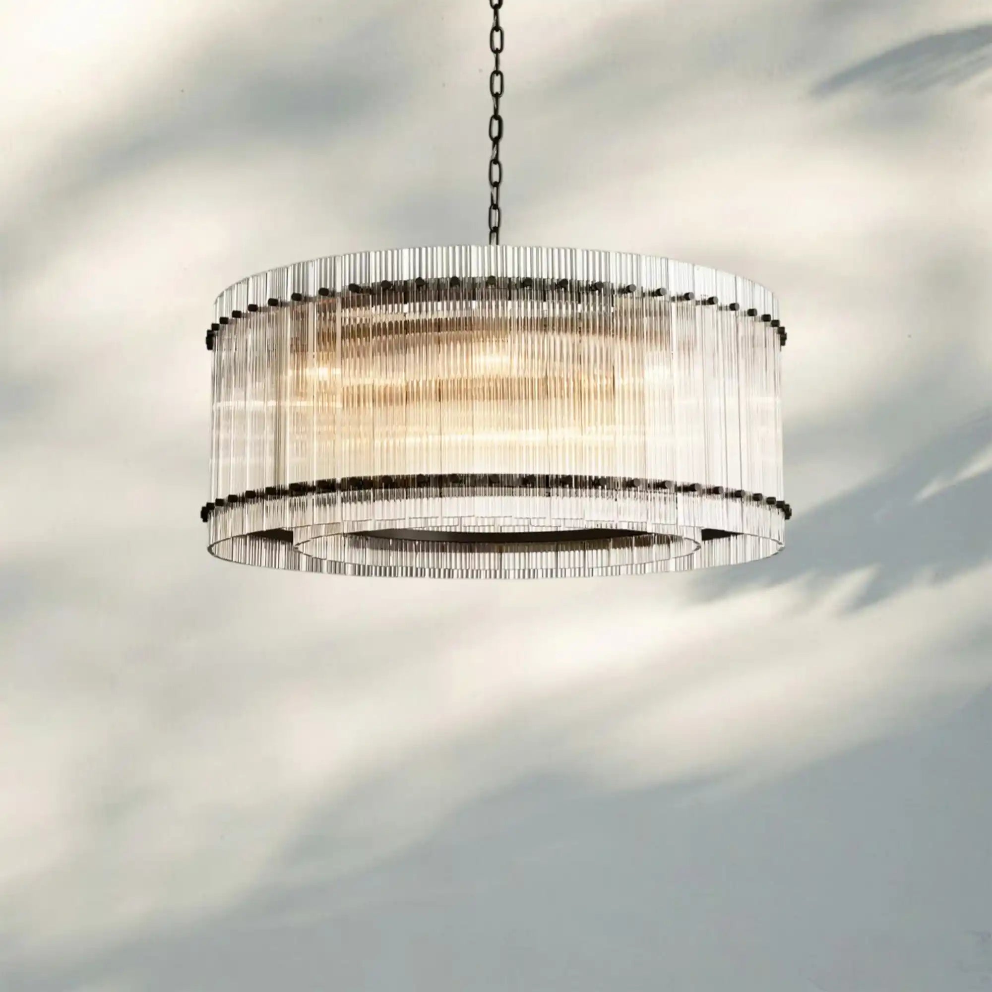 Sun Marco Crystal Round Chandelier-